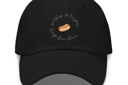 No Ketchup, No Exceptions Chicago baseball cap in black